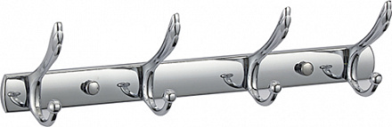 734  Планка VIKO с 4-мя крючками (нерж. сталь) Chrome