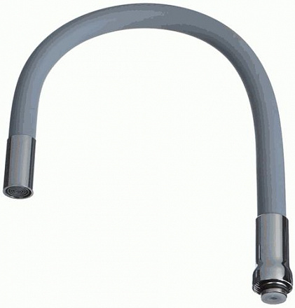 излив гибкий серый 49см MELODIA MKP20647