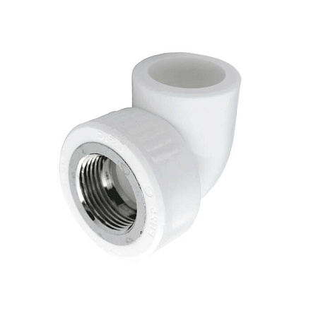 Угольник PP-R бел комб Дн32х1/2" ВР РосТурПласт 10795