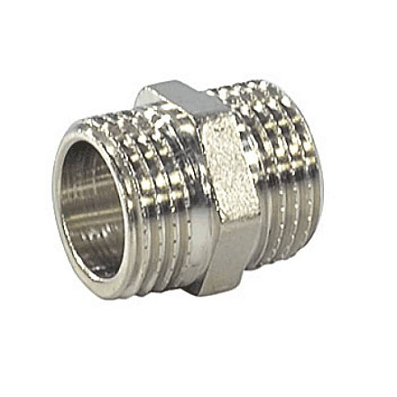 Ниппель лат Ду32 НР никель VALFEX VF.582.N.114