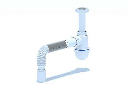 С0125 Сифон Ани 1-1/2" х 40 б/выпуска с г/тр.40x40 (АКЦИЯ)