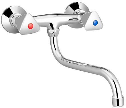 смеситель кухня Expromt Trio/Трио настенный Ex221.1-02 латунь