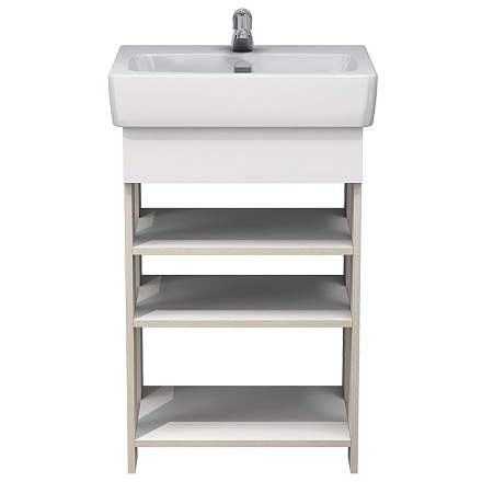 тумба Лика 55 (Нео 55) напольная, белая без умывальника (в разборе)