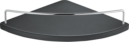 полка LEDEME для ванной L364B 25x25 черная