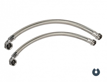 Шланг угловой UNIPUMP 60 см, 1 x1 , в металлооплетке