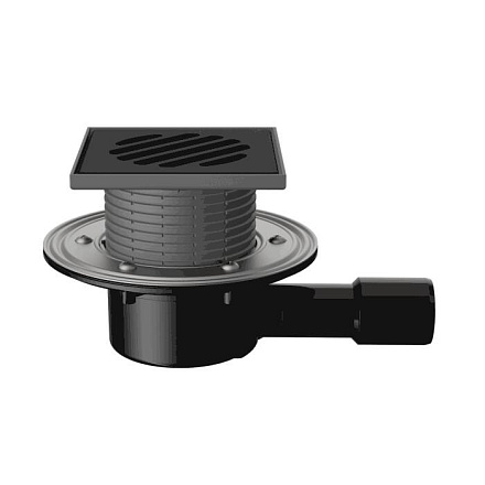 Трап рег гор/вып сух/затв Дн40/50 чуг/реш 150х150 T 510.1 PNsB Fachmann 04.036