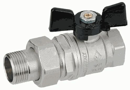 кран шаровый со сгоном BUGATTI  1/2" в/н (серия  922) 