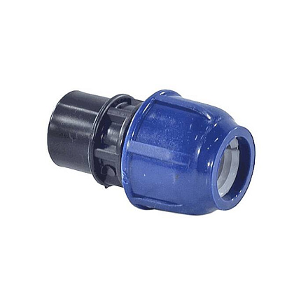Муфта компресс ПЭ Дн32х1/2" ВР Ру16 РосТурПласт 11488