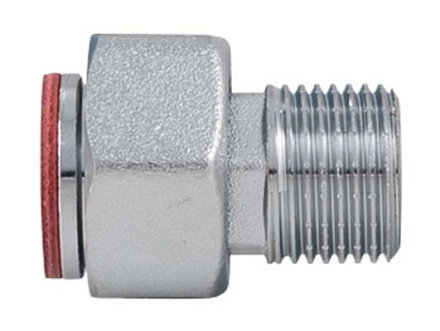 Американка 1/2" с накидной гайкой (ник.) / 10 для счетчиков VALTEC