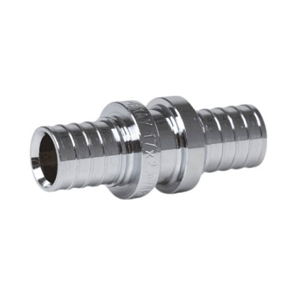 Муфта PE-X лат хром аксиал Дн20 THERM S Рехау 12503173002