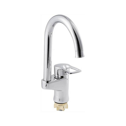 Смес/мойка ПСМ-384-КТ/017 однор выс/изл гайка б/п МОДЕРН Профсан PSM-384-017