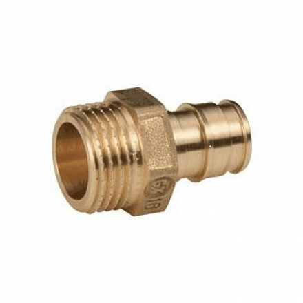 Муфта для PE-X труб радиальная латунь Дн 20х3/4" НР GX107 Giacomini GX107Y044