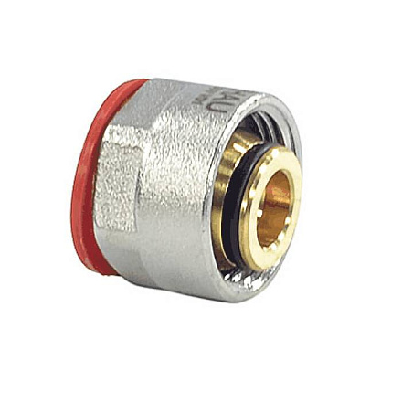 Соединитель для PE-X труб обжим Дн 17х3/4" под евроконус ВР RAUTHERM S Rehau 12506071002