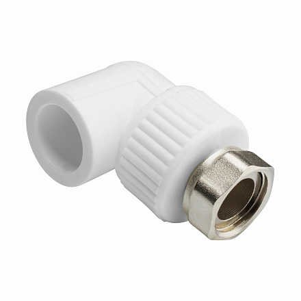 УГОЛЬНИК  с нак. гайкой 20 х 1/2" PPR (Watermark) /РТП /20 шт/