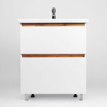 тумба Мальта (COMO 80/Адриана 80) 2 ящика 42, 5х76х82 без умывальника