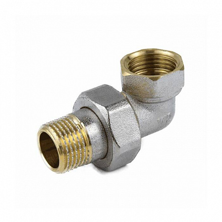 Соединитель лат американка Ду32 м/р угл никель ГОСТ 32585 Aquasfera 9015-04