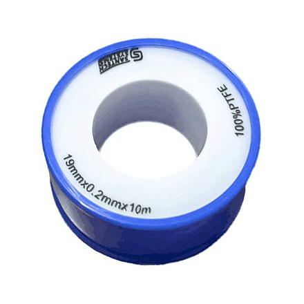 Лента ФУМ PTFE катушка 19ммх0, 12ммх15м вода SantechSystems