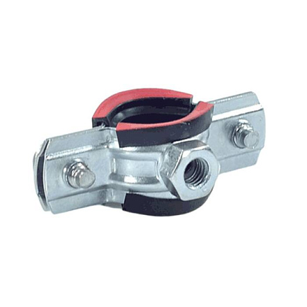 Хомут ст оц рез/пр М8 (108-114)мм (4")±2мм б/к .