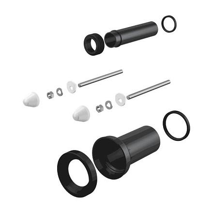 Комплект присоединительный для подвесного унитаза Дн90 L=200мм Alca Plast M900