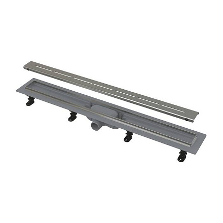 Лоток душев гор/вып комб/з Дн40 850х60 нж/реш мат Alca APZ18-850M