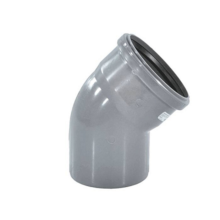 Отвод PP-H сер б/н Дн32х45гр в/к BASE VALFEX 20102032