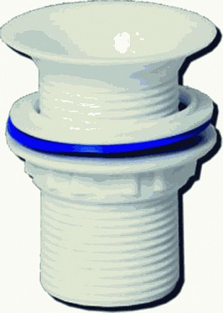 выпуск 1.1/4" для мойки с пласт.решеткой 65мм д/гофросифонов арт.1221 VIR