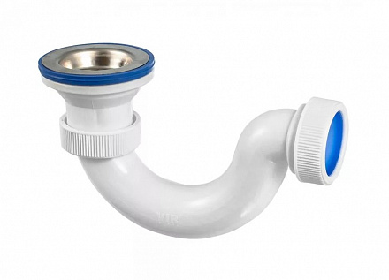 сифон для душевого поддона VIR 1.1/2"х40мм МИНИ Элит с нерж. чашкой арт.656