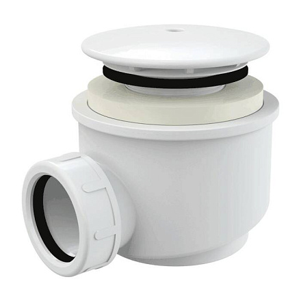 Сифон д/поддона h=72мм 1 1/2"x60/40 бел Alca A47B-60