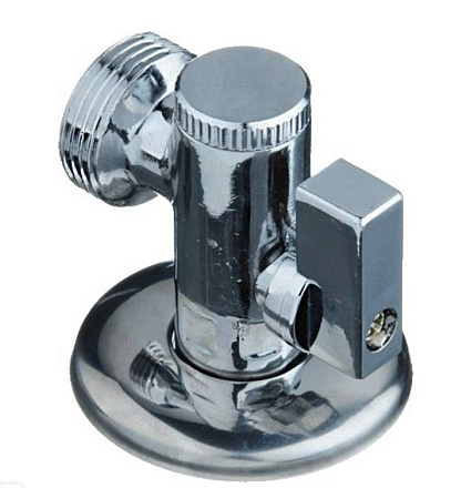 кран шаровой угловой  с фильтром TRm 1/2"*3/4" с отражателем 33752