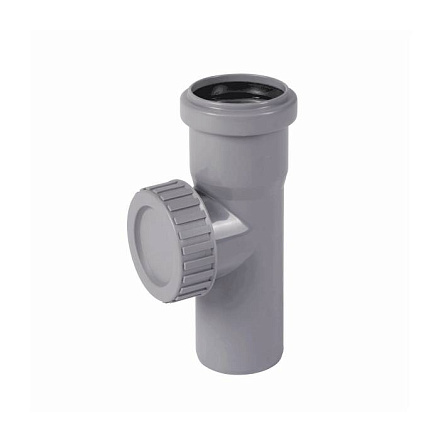 Ревизия PP-H сер б/н Дн110 круг крышка в/к HTRE Ostendorf 115600