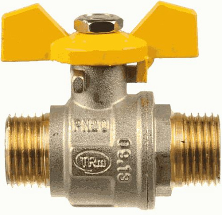 кран шаров. TeRma-R газ. 1/2"н/н бант 30564