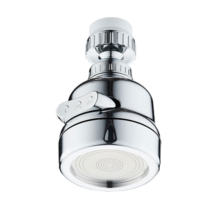 аэратор пласт. F22хМ24*1, 3 функции вращение на 360° хром MELODIA MKP21034BL