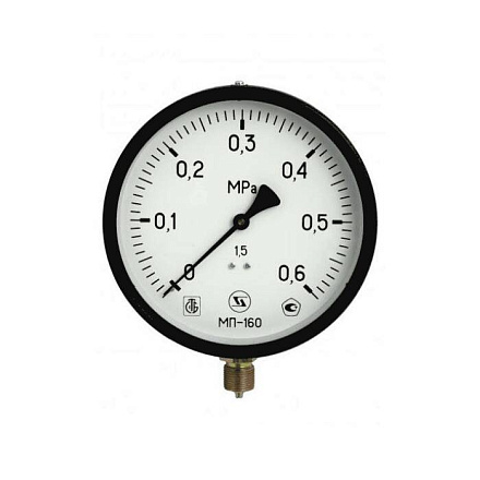Манометр рад МП-160 0-2, 5МПаДк160 G1/2" ст ЗТП Минск