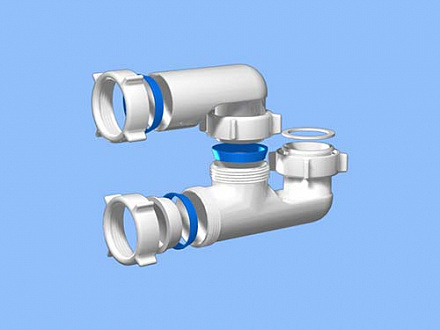 Е200 Сифон Ани 1-1/2" х 40 д/ванны, регулируемый