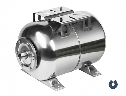 Гидроаккумулятор UNIPUMP 24л (нерж.) горизонтальный