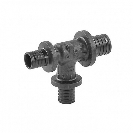 Тройник PE-X PPSU аксиал Дн25х20х16 перех RAUTITAN PX Rehau 11600841001