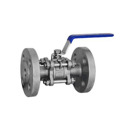 Кран шар SS316 4130H 3-х сост Ду80 Ру16 фл полн Benarmo