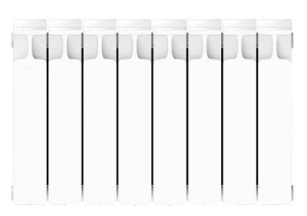 РАДИАТОР "RIFAR" Monolit 350  8-секц. (би-мет. монолит)