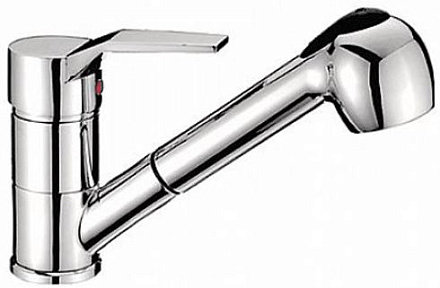 смеситель кухня LEDEME картридж д.40мм с вытяг. лейкой L6063