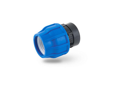Муфта ПНД компрес. ВР ф32х1-1/4" UNIO /210/15