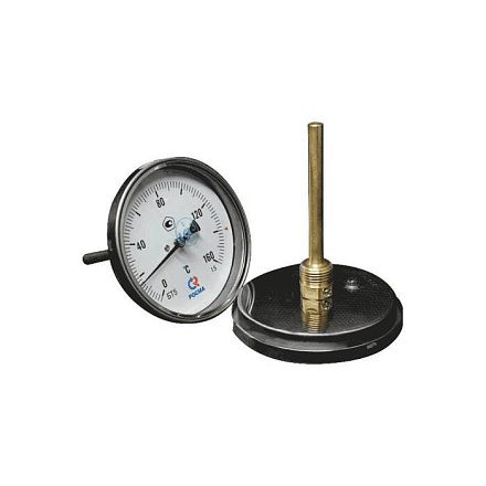 Термометр биметалл БТ-51.211 160С Дк100 L=100 G1/2" осев Росма 00000002550
