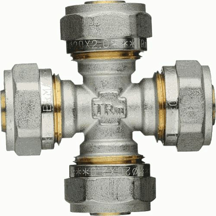 крестовина 20*20*20*20 ц/ц/ц/ц ТRm 01431