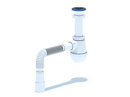 А0115 Сифон Ани Грот 1-1/2" х 40 с г/тр. 40х40/50