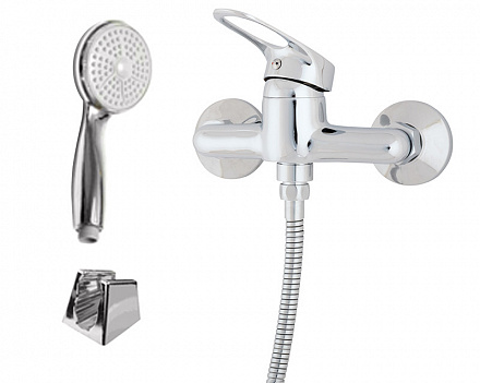 смеситель душ MELODIA Classica/Классика картридж д.40мм MDV40750 с акс. лейка 1ф.100мм круглая