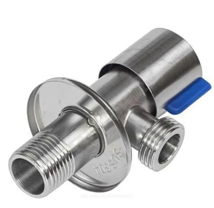 Кран угл нерж быт с/отр V230 G1/2" Ру10 р/р флк SantechSystems