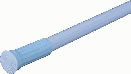 карниз для ванной 110-200см голубой д.22/19мм Стандарт MELODIA Mcr-00005