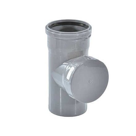 Ревизия PP-H сер б/н Дн110 круг крышка в/к BASE VALFEX 20103110