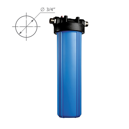 фильтр магистральный BB20" Барьер ПРОФИ (Подкл. лат.резьба 3/4" ключ в комплекте) ДПМ Н560Р04