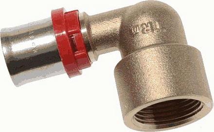 пресс уголок 16*1/2" с внутр.резьбой красн.кольцо TRm 02526