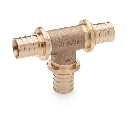 Тройник PE-X бр аксиал Дн32х32х32 PLATINUM RX Rehau 14564531001